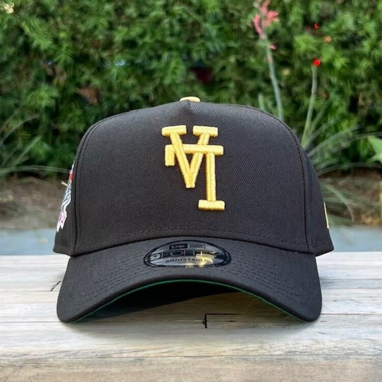 New Era LA Dodgers Upside Down Black Metallic Gold 100th Anniversary 940 A-Frame