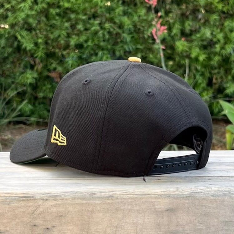New Era LA Dodgers Upside Down Black Metallic Gold 100th Anniversary 940 A-Frame