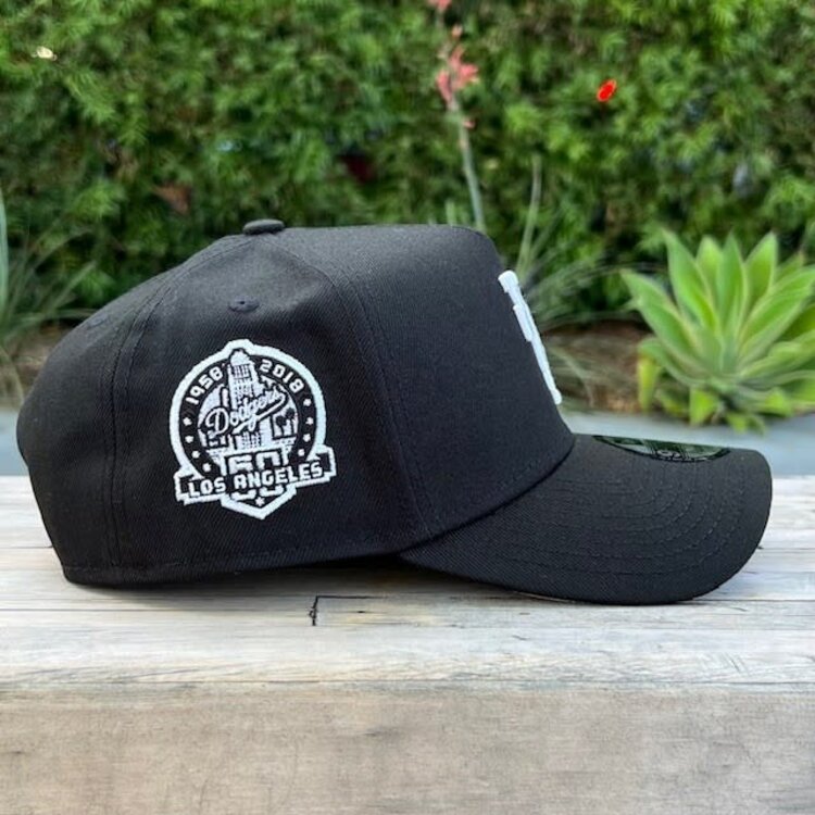 New Era LA Dodgers Upside Down BW 60th Anniversary 940 A-Frame