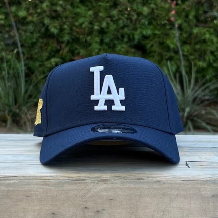 New Era LA Dark Blue Metallic Gold 1981 WS 940 A-Frame