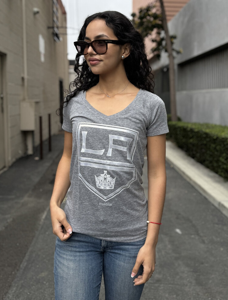 Reebok Kings W Oil Foiled V-Neck Tri-Blend