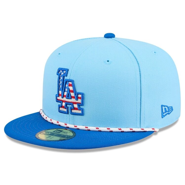 New Era LA Dodgers 2024 4th of July  Light Blue/Royal