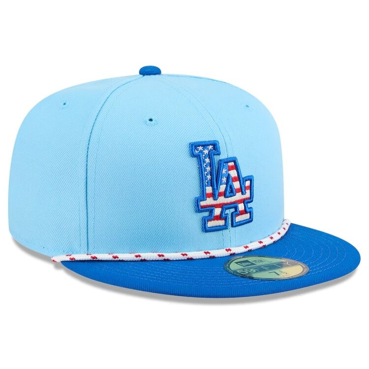 New Era LA Dodgers 2024 4th of July  Light Blue/Royal