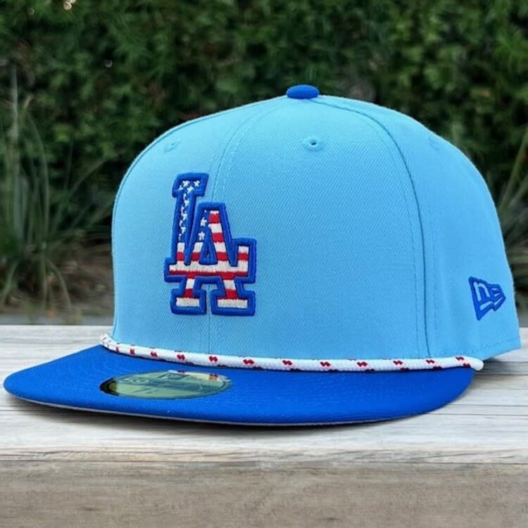 New Era LA Dodgers 2024 4th of July  Light Blue/Royal