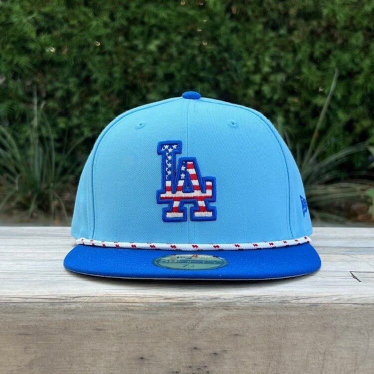 New Era LA Dodgers 2024 4th of July  Light Blue/Royal