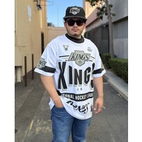 Mitchell and Ness LA Kings M&N Team Origins Premium White S/S Tee
