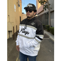 Mitchell and Ness LA Kings M&N Men's Head Coach Hoodie White/Black