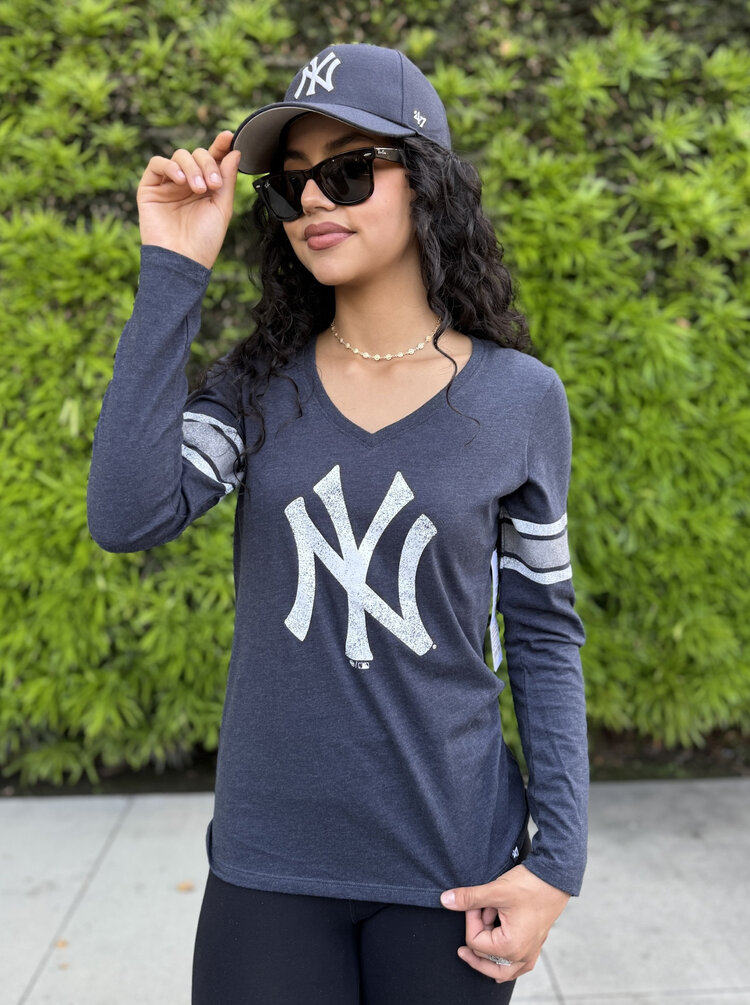 47 Brand Yankees '47 W Navy Imprint LS