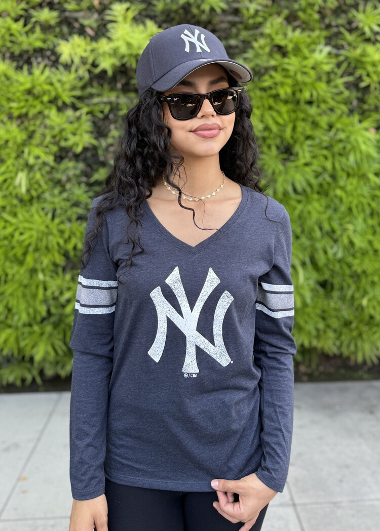 47 Brand Yankees '47 W Navy Imprint LS