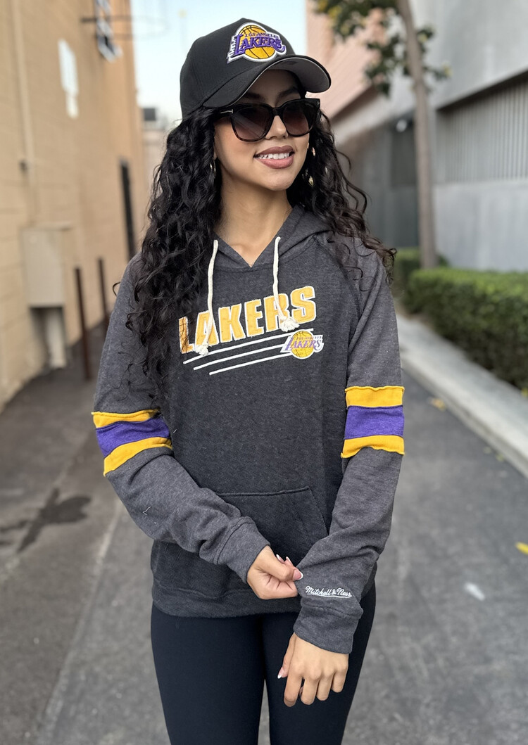 Mitchell and Ness NBA Los Angeles Lakers W M&N Coastal Blocked Hoody