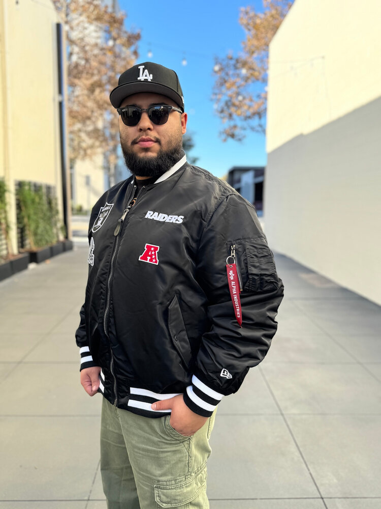 New Era Raiders Men's NE Black Alpha Jacket