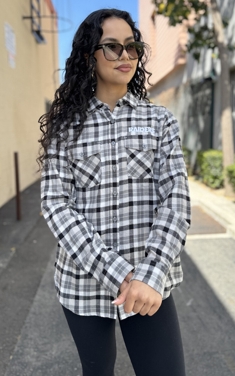 Antigua Raiders W Ease Flannel L/S