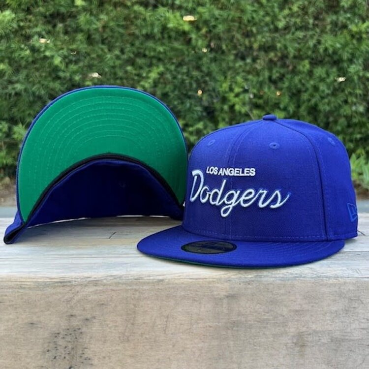 New Era LA Cursive Royal White GUV