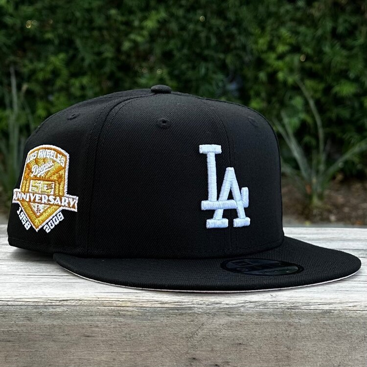 New Era LA Black White 50th Anniversary Pink UV 950 Snapback