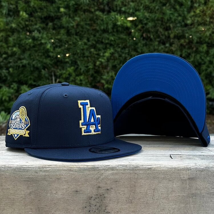 New Era LA Navy Metallic Blue-Gold 2024 WS Champs Royal UV 950 Snapback