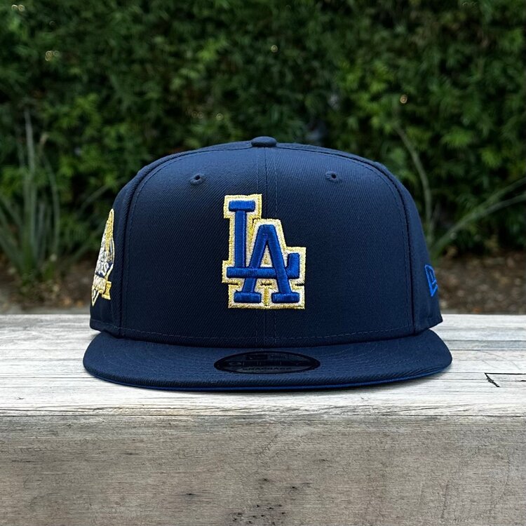 New Era LA Navy Metallic Blue-Gold 2024 WS Champs Royal UV 950 Snapback