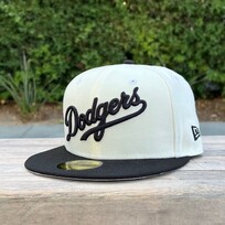 New Era LA Wordmark Ivory/Black