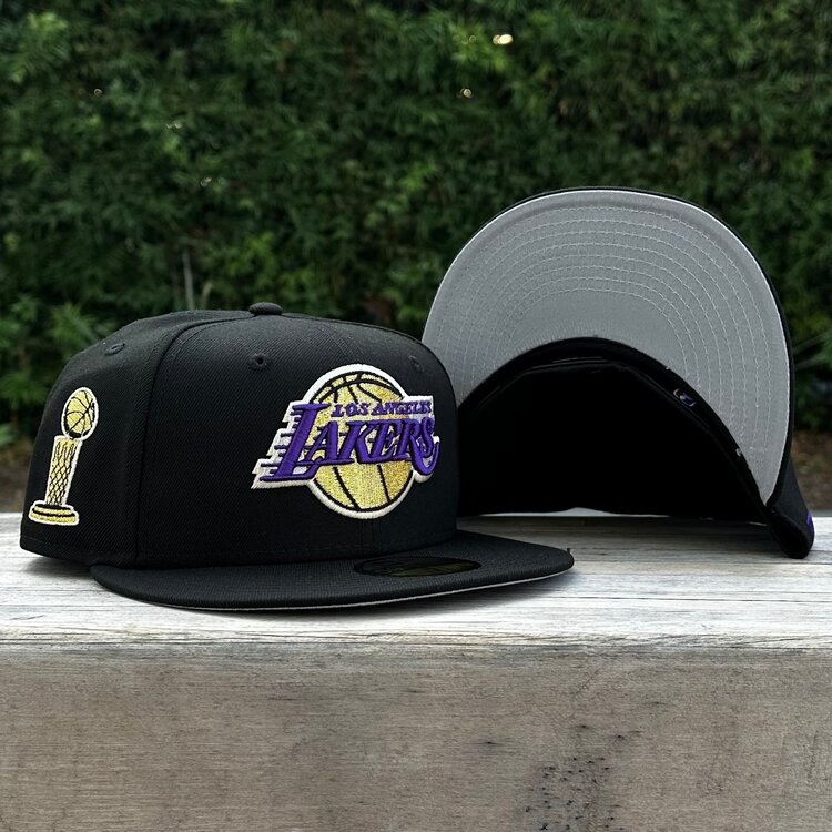 New Era Lakers Black Gold Primary NBA Trophy