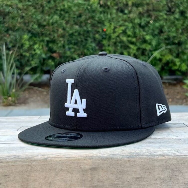 New Era LA Black White OG Green UV 950 Snapback