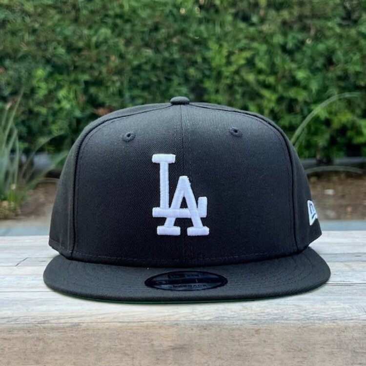 New Era LA Black White OG Green UV 950 Snapback