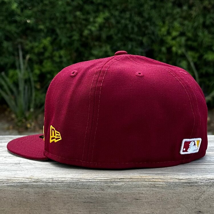 New Era LA Flawless Cardinal Gold