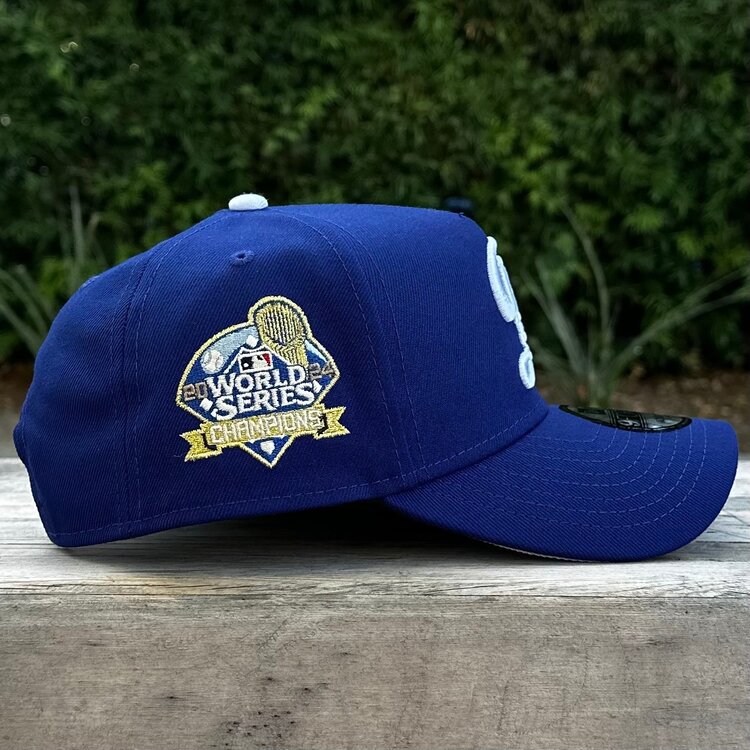 New Era LA Dodgers City Connect Royal 2024 World Series Champions 940 A-Frame