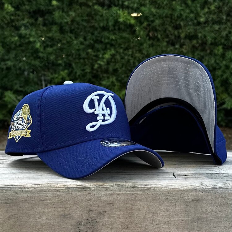 New Era LA Dodgers City Connect Royal 2024 World Series Champions 940 A-Frame