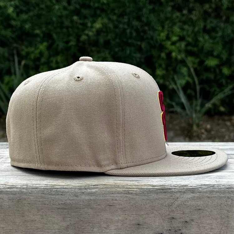 New Era SC Khaki Cardinal Interlock
