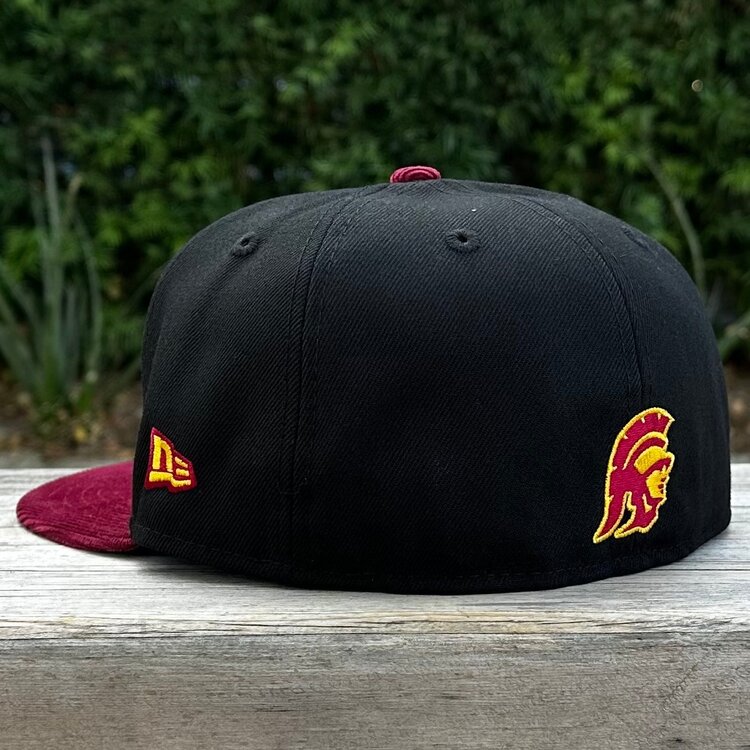 New Era SC Interlock Black/ Cardinal Cord