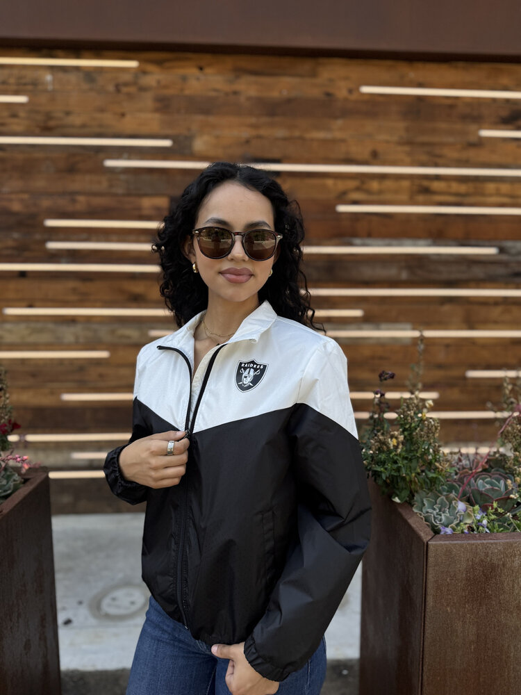 G-III Raiders Women's Veteran Player Full-Zip Lightweight Jacket