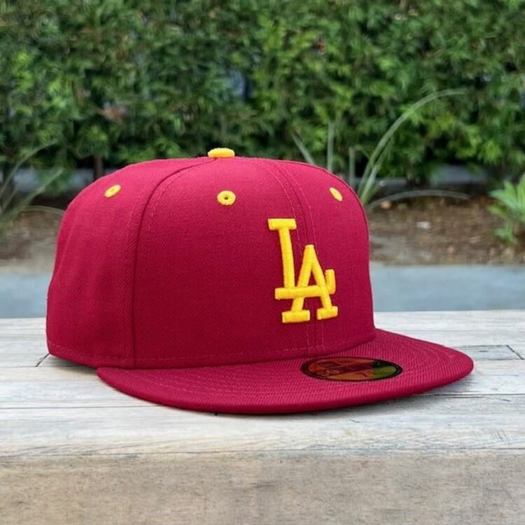 New Era LA Dodgers Cardinal Gold