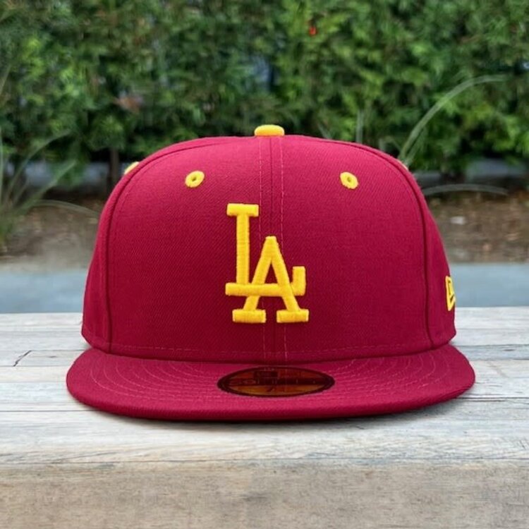 New Era LA Dodgers Cardinal Gold