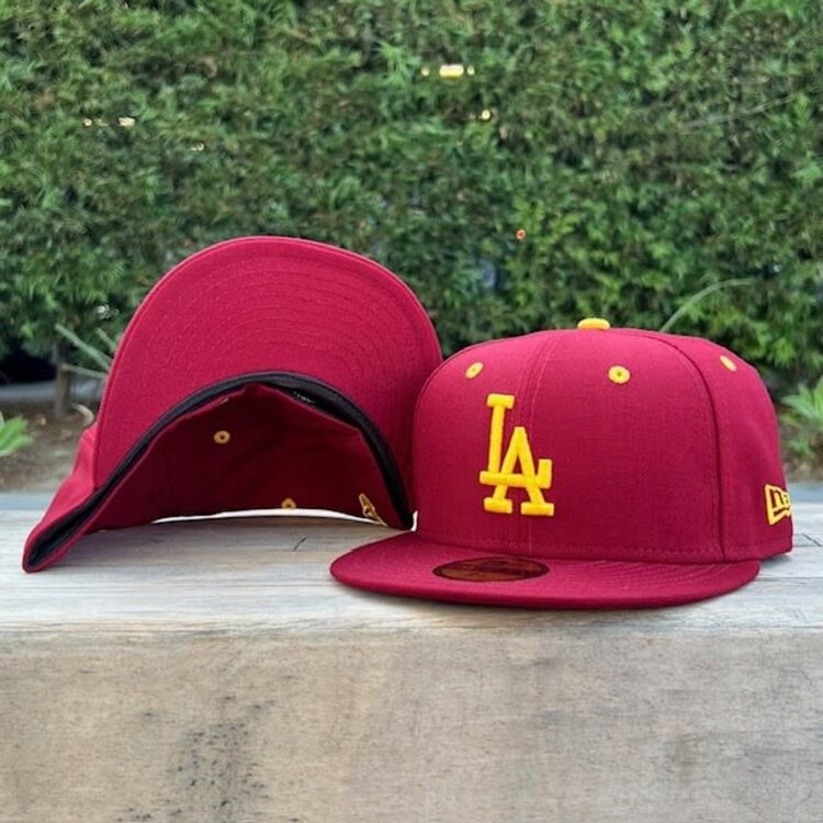 New Era LA Dodgers Cardinal Gold