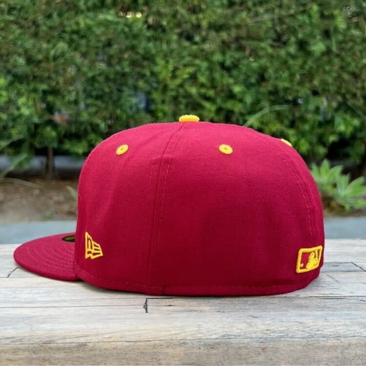 New Era LA Dodgers Cardinal Gold
