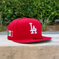 New Era LA Red Mexico Patch