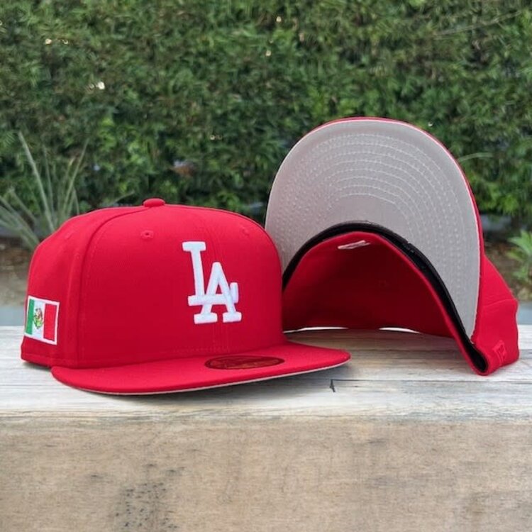 New Era LA Red Mexico Patch
