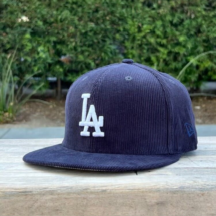 New Era LA Dodgers Navy Corduroy Gray UV
