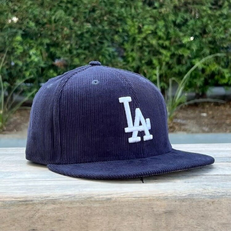 New Era LA Dodgers Navy Corduroy Gray UV