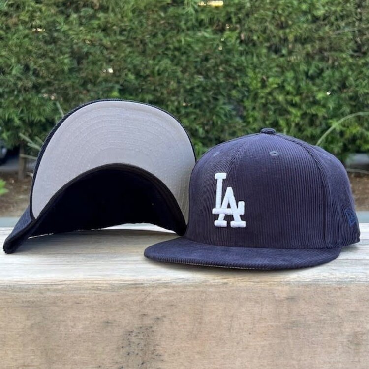 New Era LA Navy Corduroy Gray UV