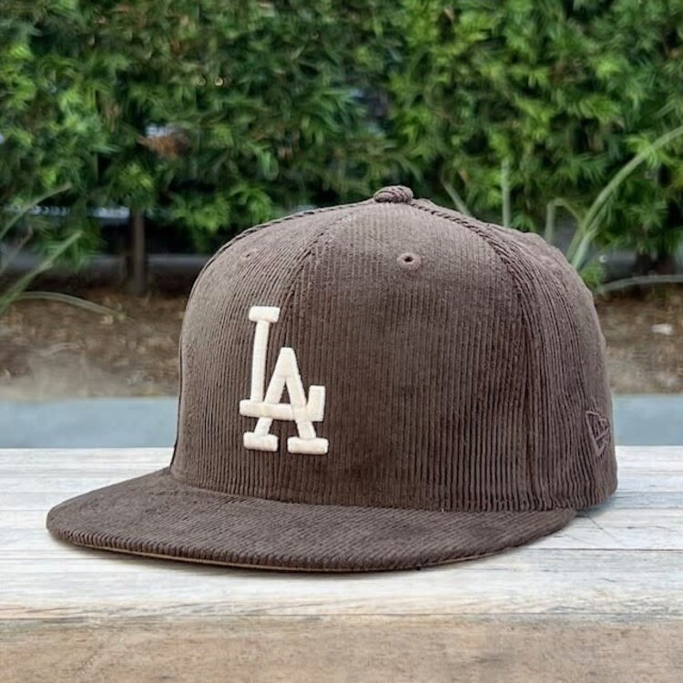 New Era LA Brown Cord 81 Khaki UV