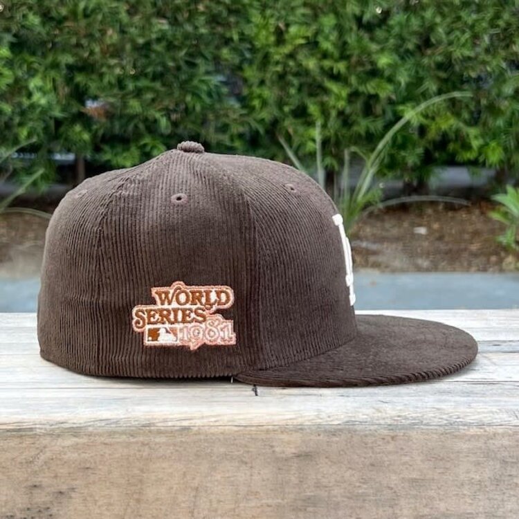 New Era LA Brown Cord 81 Khaki UV