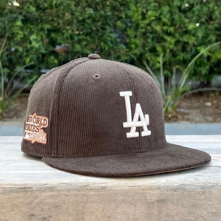 New Era LA Brown Cord 81 Khaki UV