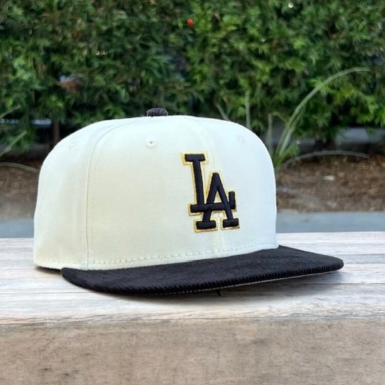 New Era LA Ivory/Black Cord Metallic