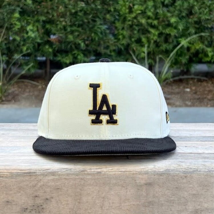 New Era LA Ivory/Black Cord Metallic