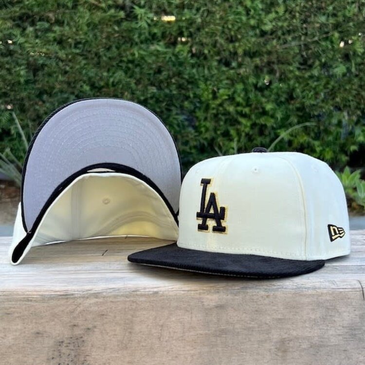New Era LA Ivory/Black Cord Metallic