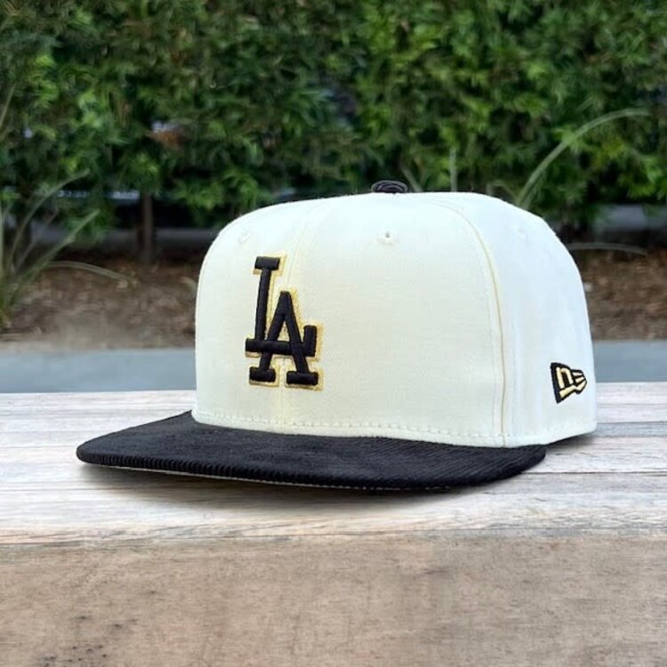 New Era LA Ivory/Black Cord Metallic