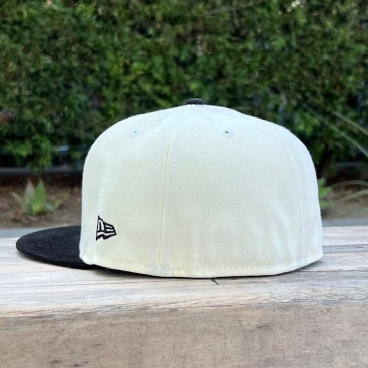 New Era LA Cursive Ivory/ Black Cord