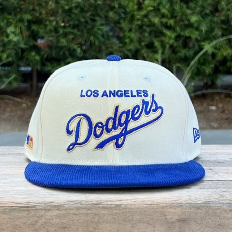New Era LA Cursive Ivory/ Royal Cord