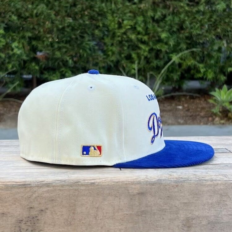 New Era LA Cursive Ivory/ Royal Cord