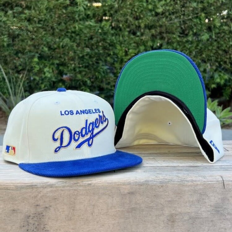 New Era LA Cursive Ivory/ Royal Cord